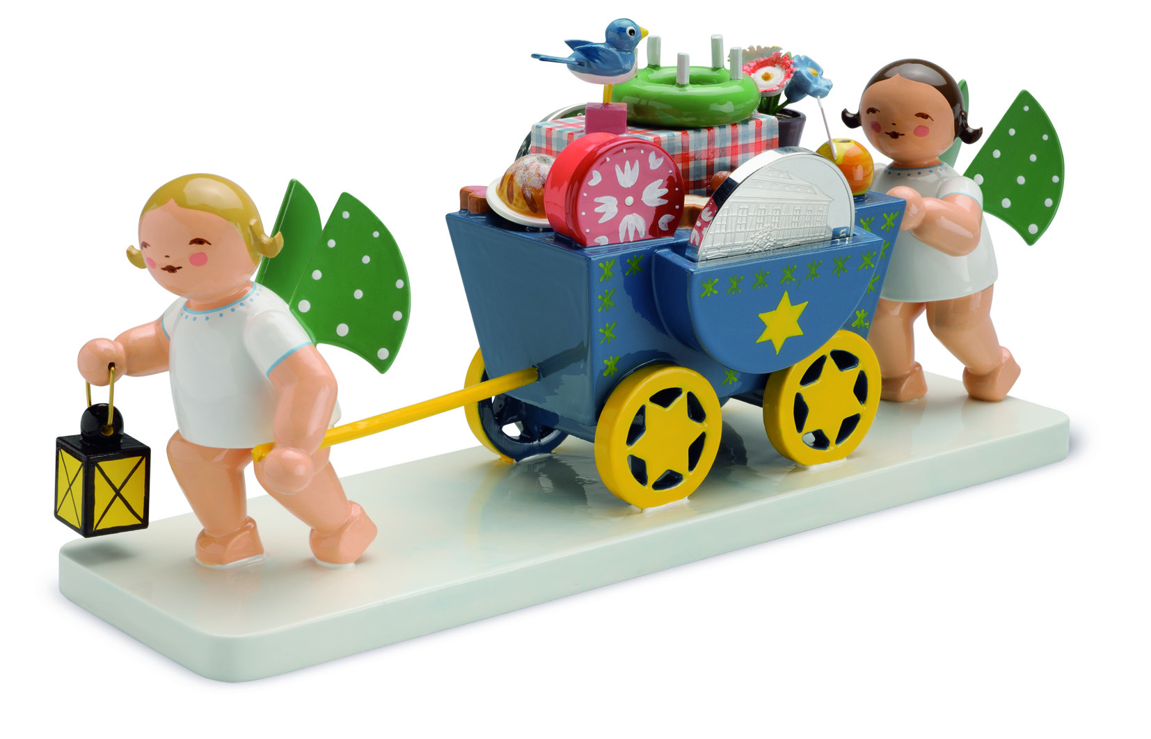 Wendt & Kühn Limitierte Jubiläums-Edition Engelwagen 2 silbernen