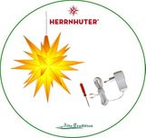 Herrnhuter Stern 13 cm gelb inkl Netzteil