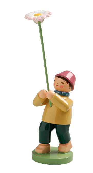 Wendt & Kühn Blumenkind Junge mit Gänseblümchen