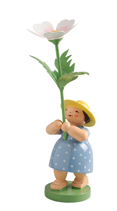 Wendt & Kühn Blumenkind Mädchen mit Buschwindrose