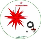 Herrnhuter Stern 130 cm rot inkl Kabel