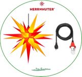 Herrnhuter Stern 68 cm gelb-rot inkl Kabel
